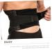 Buy Protection Sports Back Support Brace for Home Fitness - Breathable Nylon Support for Men & Women - 110x22CM - Black - Buy Online on GoSupps.com