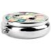 Pink Cartoon Bunny Pill Box - 3 Compartment Round Organizer for Travel | Portable Travel Pill Box - Buy Online on GoSupps.com