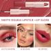 Evpct 2-in-1 Matte Lipstick & Liquid Lipstick Set for Women - Red, Pink, Mauve, Nude, Brown, Beige - Long Lasting, Smudge Proof, Waterproof - 3Pcs Pack - Buy Online on GoSupps.com