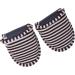 JOROBURO Travel Sipplers Portable Reusable Indoor Soft Cotton Anti Slip Slipperswith Portable Carrying Bag Foldable Hotel Slippersfor Home Hotel House Sipplers Disposable Female 15x10cm Coffee Stripe - Buy Online on GoSupps.com