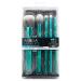 MODA Royal & Langnickel 6pc Makeup Brush Set - Full Size Includes Powder Contour & Eye Brushes Emerald Pouch International Shipping - Buy Online on GoSupps.com