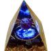 Orgone Pyramid with Moonstone Crystal - Energy Tower for Healing Chakras and Reiki - Flower of Life Design - Orgonite Jewelry - Buy Online on GoSupps.com