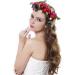 Ever Fairy Flower Crown Headband with Adjustable Ribbon for Women Girls Hair Accessories - Buy Online on GoSupps.com