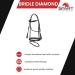 Premium Start Diamond Bridle for Horses - English Combined Riding Stitches Leather Reins 19mm Belt Wings - Ideal for Pony Thoroughbred and Warmblood - Stylish Black Bangs - Buy Online on GoSupps.com