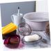 1pc Box Soap Box Decorative Soap Rack Bottle Brush Restaurant Tables Travel Soap Case Soap Container Creative Soap Draining Dish Soap Storage Rack Pcdg Storage Box Large Grey 13.3X9cm - Buy Online on GoSupps.com