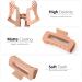 6 Pack Large Rectangle Flower Hair Claw Clips for Women - Neutral Colors - Buy Online on GoSupps.com