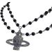 Oralgos Adjustable Skull Trailer Necklace | Stylish Planetary Design | Comfortable Alloy & Pearl Jewelry - Buy Online on GoSupps.com
