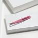 Tweezerman Tea Rose Mini Slant Tweezer in Dusty Rose Tea - Exclusive Collection - Buy Online on GoSupps.com