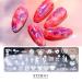 Valentine's Day Nail Stamps Set - 6 Piece DIY Nail Art Templates for Manicure & Decorations - Buy Online on GoSupps.com