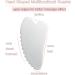304 Stainless Steel Gua Sha Facial Tool - Heart-Shaped Skin Care Perfect for Face Eyes & Body - Spa Quality Beauty Gift - Buy Online on GoSupps.com