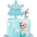 Happy Frozen Birthday Elsa Cake Topper