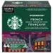 Starbucks French Roast Dark Roast Ground Coffee K-Cup Pods 44 ct Box French Roast 44 count (Pack of 1)