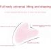 AMZFUK Gua Sha Face Treatment - Rose Quartz Heart Shape Massage Tool for Eye Swelling & Skin Tightening - Buy Online on GoSupps.com