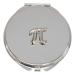 PI Symbol Compact Mirror Handbag Gift With Free Engraving 454