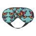 Butterfly and Cello Print Unisex Sleep Eye Mask Soft Comfort Eye Shade Cover for Travel/Yoga/Shift Work