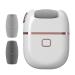 Electronic Foot File Pedicure Tool - Rechargeable Electric Foot File Dead Skin Foot Care Callus Remover Rechargeable Waterproof Foot File White