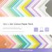48 Sheets Livholic Pastel Scrapbook Paper 12x12 Inch - Assorted Colors 120gsm - Ideal for Cardmaking, Origami, and Kids Crafts - Buy Online on GoSupps.com