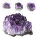 FOMIYES 2pcs Natural Crystal Cluster Natural Geode Cave Decor Meditation Stone Natural Minerals Small Piece - Buy Online on GoSupps.com