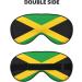 Jamaica Flag Eye Mask - Soft Adjustable Sleep Mask for Men & Women - Perfect Nighttime Comfort - Buy Online on GoSupps.com