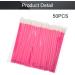 Utoolmart Makeup Disposable Lip Plastic Cement Brush Wands Applicator Lip Gloss Tools Lipstick Applicator Wands Rose Red 50pcs - Buy Online on GoSupps.com