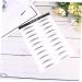 SKISUNO 4 Sheets Pairs Eyebrow Sticker Waterproof Long Lasting Simulation Eyebrow Hair-like Simulation Black - Buy Online on GoSupps.com