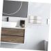Ciieeo 2pcs Box Storage Box Washcloth Holder Self Draining Soap Dish Wall-mounted Soap Dish Rotating Stand Soap Holder Wall-mounted Soap Stand Glove Box White Double Layer Plastic - Buy Online on GoSupps.com