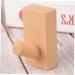 Alipis 2pcs Wooden Coat Hanger Adhensive Clothes Hook Key Storage Rack Jacket Door Back Hook Natural 8X4 cmx2pcs As Shownx2pcs - Buy Online on GoSupps.com