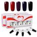 Vishine Soak Off UV LED Gel Nail Polish Multicolor Varnish Gift Set Of 5pcs X 10ml for Nail Art TX011