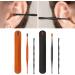 SSWERWEQ Ear wax removal tool 360 Swab Ear Wax Removal Tool Ear Cleaning Sticks Earpick Remover Silicone Ear Pick Double Ear Cleaner (Color : Orange) - Buy Online on GoSupps.com