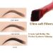 Multi-Function Professional Square Angled Eyebrow Brush - Ultra Thin Eyeliner Makeup Brush - Buy Online on GoSupps.com