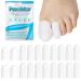 20 PCs gel toe protection toe caps of large toe toe cane little toe silicone toe plaster for blisters chicken eyes ingrown toenails pain relief due to friction (4PCS-L 16PCS-M) white 4PCS-L 16PCS-M