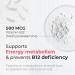 Biogenique Vitamin B12 - as Methylcobalamin Supports Energy Metabolism Nervous System Health Blood Cell Function and Methylation - 30 capsules Vitamin B12 Pharmaceutical grade Vegan Made in Canada - Buy Online on GoSupps.com
