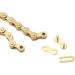 ZHIQIU FSC F410 1-Speed Ti-N Gold Bicycle Chain - 1/2 x 1/8-Inch 104L - Buy Online on GoSupps.com