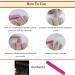 Sethexy Glossy Squoval Short False Nails Flower Glitter Rhinestone Studs Wine Full Cover Acrylic Fake Nails Tips for Women and Girls - Buy Online on GoSupps.com