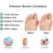 Comfortable Plateau Sandals for Women - PU Leather Orthopedic Flat Sole Shoes for Summer & Beach Big Toe Correction Casual Style (EU Size 41) - Buy Online on GoSupps.com