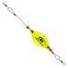 Bomber Lures Paradise Popper X-Treme Popping Cork Float for Carolina Rig Yellow Oval