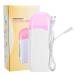 Hair Removal Wax Heating Set - 40W Fast Melting Transparent Window Lightweight ABS Ideal for Legs Arms & Bikinis - Comfortable Application EU 220V Pink & White - Buy Online on GoSupps.com