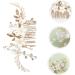 Mikinona Bridal Headwear Bridal Hair Accessory Hair Comb Clip Bridal Hair Clips Womens Headpiece Bride Hairpin Hair Accessories for Bride Wedding Bride Headpiece Hair Side Comb for Women - Buy Online on GoSupps.com