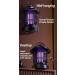 2024 New Bug Zapper Indoor and Outdoor USB Fast Charging Mosquito Killing lamp LED Night Light Used for Flies Mosquitoes Moths Home Backyard Terrace and Camping - Buy Online on GoSupps.com