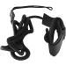 Surfboard Leash - PVC Safety Rope for Shortboard, Longboard & Paddleboard | Ankle Strap Protection in Black - Buy Online on GoSupps.com