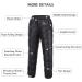 Tapasimme Men's Winter Down Pants | High Waisted Snow Trousers | Small Cargo Black - Buy Online on GoSupps.com