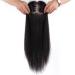 Real Hair Topper for Women - 14x14 cm Silk Topper with Clip-In Closure for Thin Hair - Off Black (40.6 cm) - Buy Online on GoSupps.com