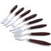 8 Pack Stainless Steel Painting Knife Set with Wood Handle - Professional Palette Knives Spatula for Oil Paint Canvas Artists Beginners - Buy Online on GoSupps.com