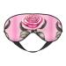 Roses Unisex Elastic Adjustable Buckle Design Blackout Sleep Eye Mask for Home Travel Yoga Office Nap
