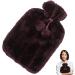 Buy Rubber Heating Pillow | 2L Outlet-Proof Hot Water Bottles | Cozy Heating Cushions with Faux Fur Cover - Safe & Durable for All Ages - Buy Online on GoSupps.com