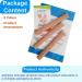 Chiroplax Toe Tubes Sleeves Protectors (3 Pack Large) | Fabric & Gel Lining | Bunion Hammer Toe Callus Corn Blister Relief - Buy Online on GoSupps.com
