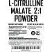 L-Citrulline Malate 2:1 Powder 300g - Pure Pre-Workout Amino Acid Supplement - Bulk L-Citrulline Powder by Fit Lane Nutrition - No Additives International Shipping Available - Buy Online on GoSupps.com