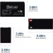 Mighty Max Battery 12V 7Ah F2 - Replacement for GT12080-HG FiOS & UPS - Fast International Shipping - Buy Online on GoSupps.com