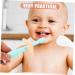 Buifulsic Baby Training Toothbrush - Silicone Manual Toothbrush for Children - Ideal Oral Care for Babies - 1 Pack Blue - Buy Online on GoSupps.com
