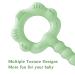 WHOZU Silicone Baby Teether Rattle Toy for Infants 0-18 Months | Soft and Flexible Teething Toy for Boys and Girls - Green - Buy Online on GoSupps.com